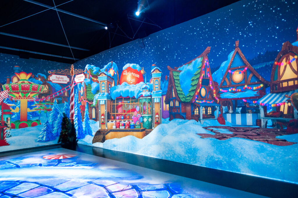 Christmas projection mapping servise – Magic Innovations